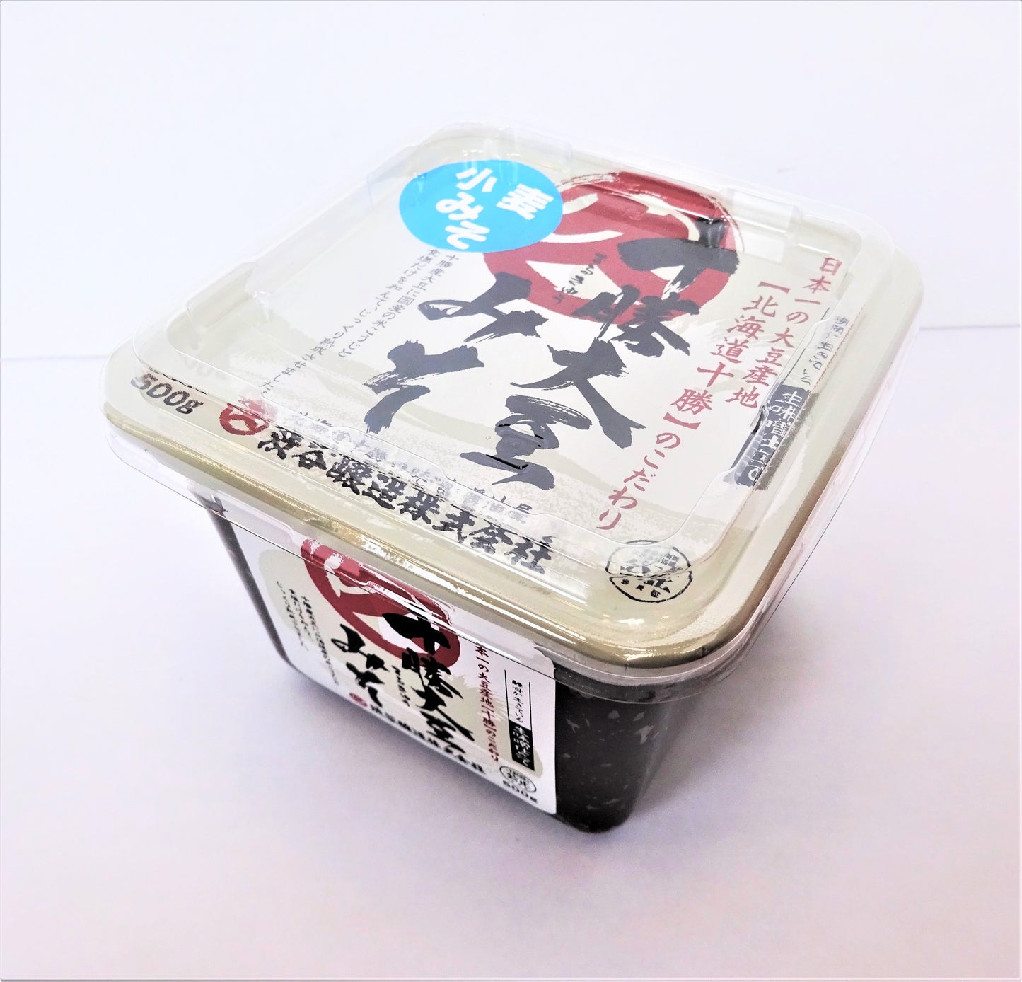 十勝大豆みそ小麦味噌 500g(無添加)十勝本別町産を使用しじっくり1年間熟成させた昔ながらの手造り無添加天然醸造味噌