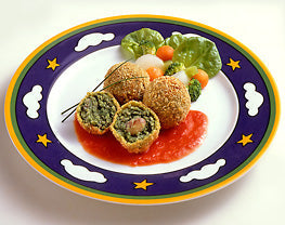 とら豆のグリーンコロッケ