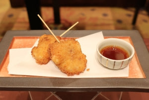 白花豆豚肉巻き串カツ