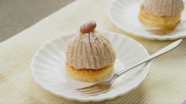 金時豆のモンブラン
