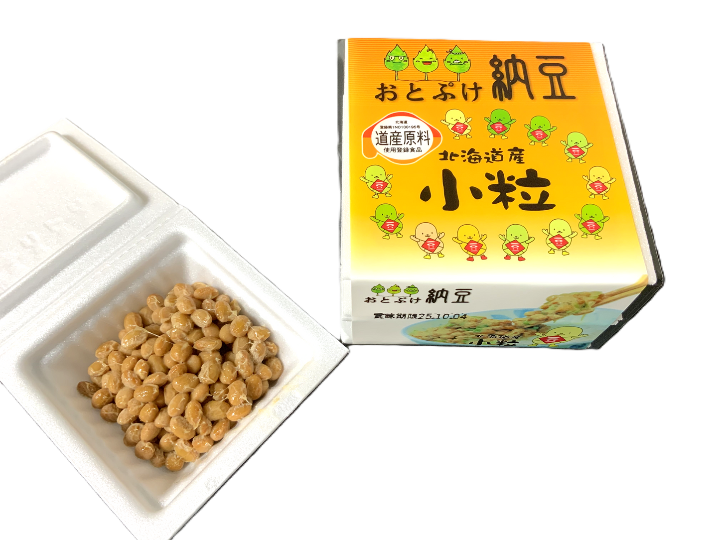 北海道・音更 更葉園 おとぷけ納豆 中粒・小粒 2種 各6個　（計12個）