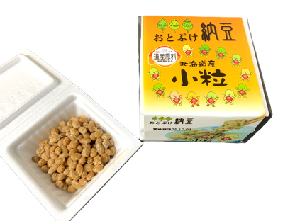 北海道・音更 更葉園 おとぷけ納豆 中粒・小粒 2種 各6個　（計12個）