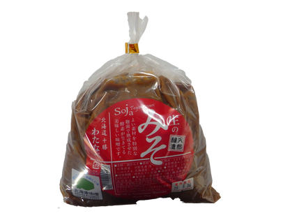 渡部食品 こいくちセット　(わたなべミニ納豆5パック･生の味噌(麦入) １㎏･濃口醤油500ml